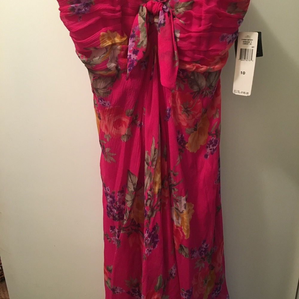 NWT Ralph Lauren Cocktail Dress Summer Print